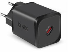 SBS Mobile SBS TETRGAN1C45W 45W GaN USB-C nástěnná nabíječka s funkcí Power Delivery - černá