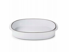 Caractere Mísa/pekáč 34x25 cm, bílá