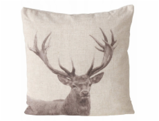 Boltze Dekorativní bavlněný polštář STAG, 45 x 45 cm