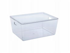 5five SELENA krabice s víkem, průhledné, do šatní skříně, 11 l