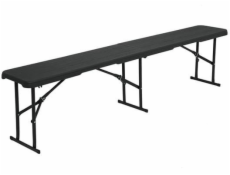 NC3404 SKLÁDACÍ ZAHRADNÍ LAVICE 183 CM ANTRACITOVÁ NILS CAMP
