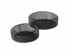 Dekorativní kovové misky VIKI, 2 ks. O 24-30 cm