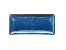 Verlo DEEP BLUE Obdélníkový talíř 35,5x16,5 cm