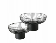 CINDY kovové talíře na ovoce, 2 ks. O 30-39 cm