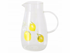Skleněný džbán na limonádu CAPRI, výška 21 cm