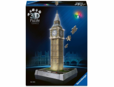 Ravensburger 3D puzzle Iconics: Big Ben - se světlem (216 dílků)