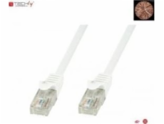 Techly Patchcord 100% měděný Techlypro Cat.6 U/UTP, 2m, bílý