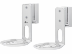 Goobay Nástěnný držák pro reproduktory Modern Era 1 Flex, bílý - Barevné provedení bílá