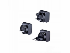 Remax CESTOVNÍ SADA NABÍJEČE 30W RP-U192 EU/UK/USA ČERNÁ