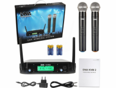 Bitmat Bezdrátový mikrofon DNA Radio DNA KVM 2, ozvučovací systém 518–542 MHz