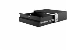 STALFLEX Zásuvka se zámkem pro rozvaděč RACK 19 3U 320 mm, černá, na nářadí, vybavení a dokumenty