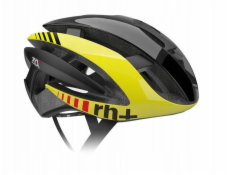 RH+ Cyklistická helma zeroZ Alpha LESKLÁ ČERNÁ/LESKLE ŽLUTÁ XS/M