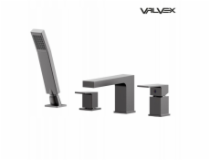 Valvex Vanová baterie se 4 otvory s příslušenstvím ARS, stříbrná 2420590