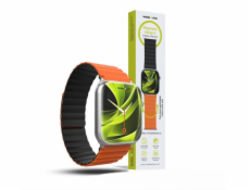 Mobile Origin Magnetic Watch Strap II, oranžový/černý - Apple Watch 49mm/46mm/45mm/44mm