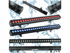 Evolights GLAZE BAR 24x4W RGBW IP65 LED světelný pásek venkovní pódiové osvětlení
