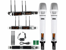 XXXXX_BITMAT Bezdrátový mikrofon DNA PSV 2, 2x ruční vysílač, ozvučení UHF 518-542 MHz