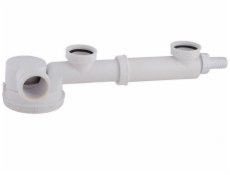 wirquin Sifon pro dvojité dřezy Espace 1 1/2 x 40 mm nízký, bez odtoku, s výpustí myčky TM200040