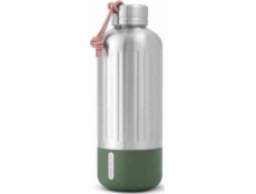 Black & Blum Ocelová láhev EXPLORER 850ml. olivová / černá + Blum