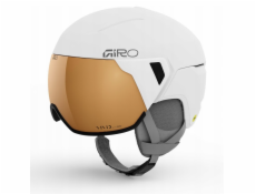 MIVIDA Dámská zimní helma GIRO ARIA SPHERICAL MIPS matně bílá / měděná VIVID velikost M (55,5-59 cm) (NOVINKA 2025/2026)