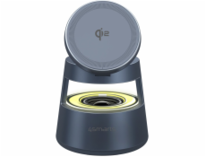 4smarts Qi2 Ladestation Aura Sound spacegrau