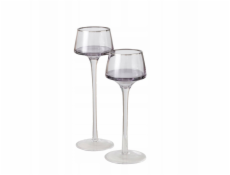 MoKo Skleněné svícny SMOLA, 2 ks. 2023 cm