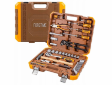 Forcekraft Sada nářadí 1/2 a 1/4, 60 dílů. (6stranný) (7–27 mm)