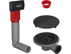 Franke odtok se zátkou Color Line, matná černá 112.0658.444