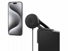 Spigen Držák do auta Tesla TapLock MagSafe, černá - bezdrátový / s displejem