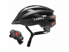 Livall Cyklistická helma MTB Bluetooth 58-62cm LED/SOS/Intercom černá