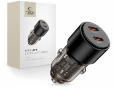 Tech-Protect Autonabíječka CC03 se 2 porty PD100W, černá
