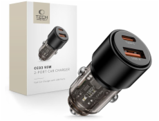 Tech-Protect Autonabíječka CC03 se 2 porty PD95W/QC3.0, černá