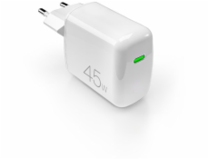 Puro Nabíječka Super Mini 45W PD GaN USB-C do zásuvky - bílá