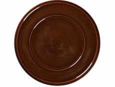 Eurofirany KÁMEN Plochá deska prům. 28 cm jantarová