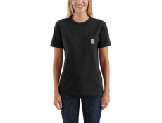 Carhartt Pracovní tričko Carhartt WK87 s kapsou, černé