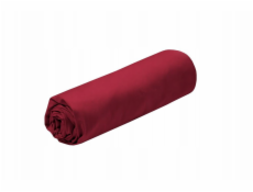 KOMA Bavlněné prostěradlo, červené, ELYSEE