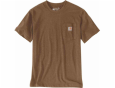 Carhartt Tričko Carhartt Heavyweight Pocket Oiled Walnut