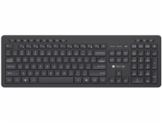 Techly Bezdrátová klávesnice RF 2,4 GHz USB čokoláda