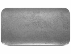 Papstar Obdélníkový talíř 38x21 cm Břidlice