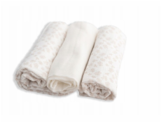 Multitex Pleny s potiskem MUŠELOVÉHO DESIGNU, balení 3 kusů, velikost. 70x80