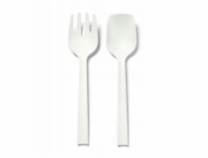 Slowmoose Sada bílých servírovacích příborů POSATE