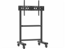 Techly Mobilní televizní stojan pro 60-86 palců a 68 kg s AV policí (ICA-TR533BK)