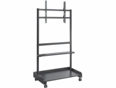 Techly Mobilní TV stojan TV vozík Techly pro LED/LCD TV 50”-86” 2 AV police (ICA-TR701)