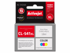 Activejet AC-541NX inkoust pro tiskárny Canon (náhrada za Canon CL-541XL) Supreme, 18 ml, modrá, žlutá, červená