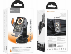 Hoco Indukční držák do auta HOCO na čelní sklo/tabulku 15W HW8 černý