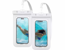 Spigen Voděodolné pouzdro Aqua Shield A601, 2 ks, bílé