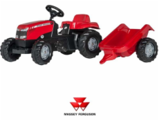 Rolly Toys Šlapací traktor Massey Ferguson s přívěsem