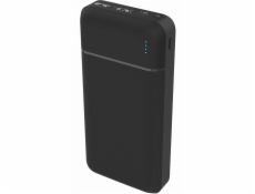 Platinet POWER BANK SET 20000 mAh + 20W PD NABÍJEČKA + 1M KABEL ČERNÁ [46219]