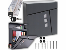 YokaHome POŠTOVNÍ SCHRÁNKA M44B NA DOPISY NOVIN MODERN ANTR