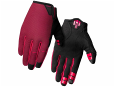 Giro Dámské rukavice LA DND GEL s dlouhými prsty, velikost tmavě třešňová/malinová. S (obvod ruky 178-203 mm / délka ruky 175-180 mm) (NOVINKA 2024)