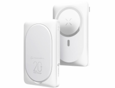 ForCell Powerbanka kompatibilní s MagSafe F-Energy MagStand F10K2 QC3.0 PD 5A 20W 10000 mAh bílá